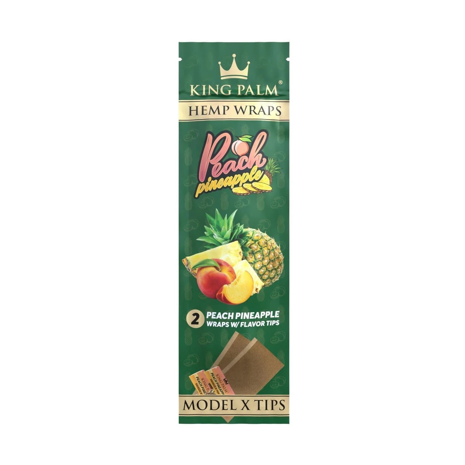 King Palm Hemp Wraps + Tips (2 Stück) King Palm